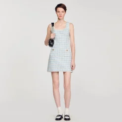 Abito Corto In Tweed