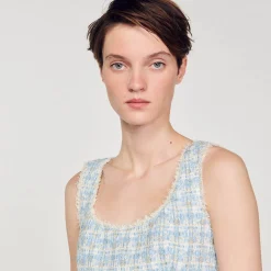 Abito Corto In Tweed