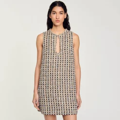 Abito Corto In Tweed
