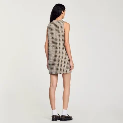 Abito Corto In Tweed