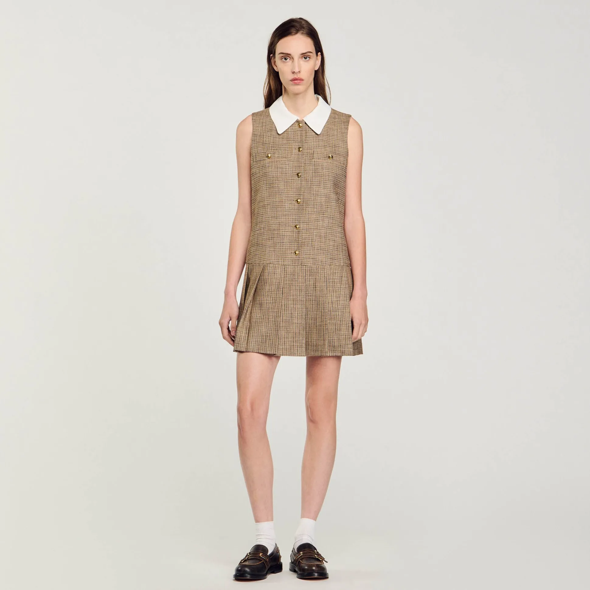 Abito Corto Mini Pied De Poule