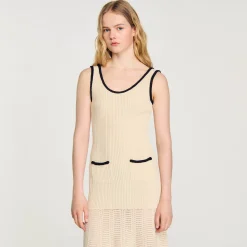 Abito In Maglia Pointelle