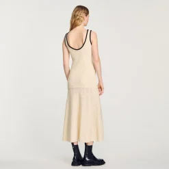 Abito In Maglia Pointelle