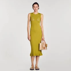 Abito Midi In Maglia