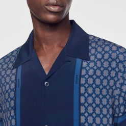 Camicia A Maniche Corte Con Stampa
