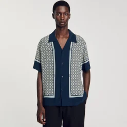 Camicia A Maniche Corte Con Stampa