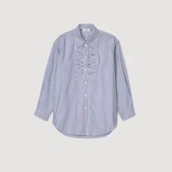 Camicia A Quadri Glitterata