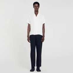 Camicia Con Colletto Aperto
