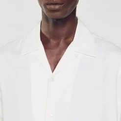 Camicia Con Colletto Aperto