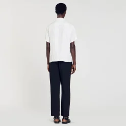Camicia Con Colletto Aperto