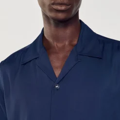 Camicia Con Colletto Aperto