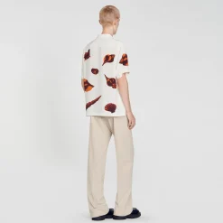 Camicia Con Conchiglie Stampate