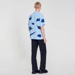 Camicia Con Conchiglie Stampate