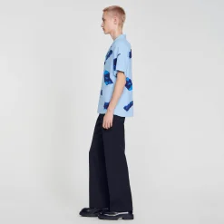 Camicia Con Conchiglie Stampate