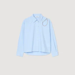 Camicia Con Goccia Glitterata