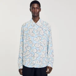 Camicia Con Stampa Camelie