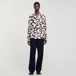 Camicia Con Stampa Camelie