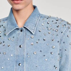Camicia Corta Glitterata