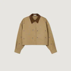 Camicia Corta Glitterata