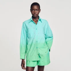 Camicia Dip Dye Glitterata