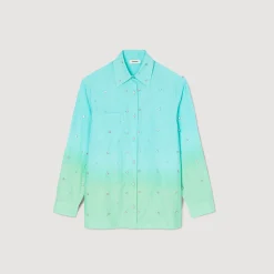Camicia Dip Dye Glitterata