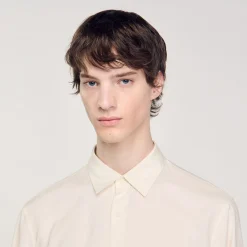 Camicia Fluida A Maniche Lunghe