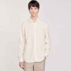 Camicia Fluida A Maniche Lunghe