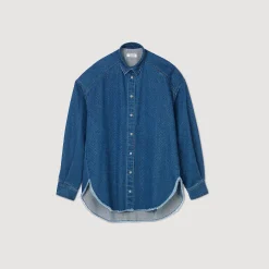Camicia Glitterata Di Jeans