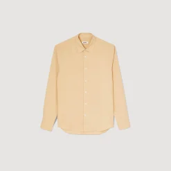 Camicia In Cotone E Lino