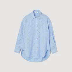 Camicia Oversize Con Strass