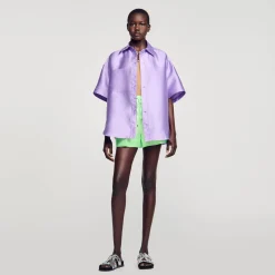 Camicia Oversize Satinata