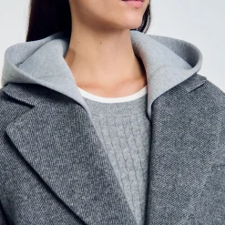 Cappotto Con Cappuccio Rimovibile