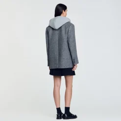 Cappotto Con Cappuccio Rimovibile