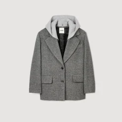 Cappotto Con Cappuccio Rimovibile