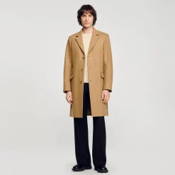 Cappotto In Panno Di Lana