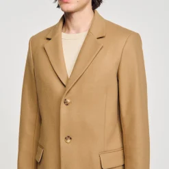 Cappotto In Panno Di Lana