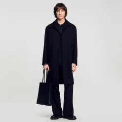 Cappotto In Panno Di Lana