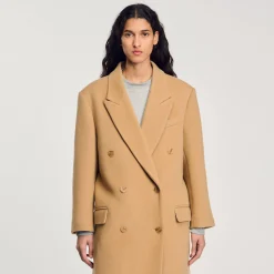 Cappotto Lungo In Misto Lana