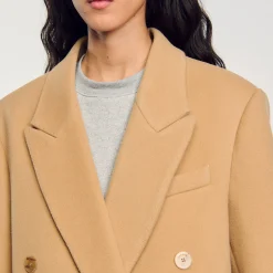 Cappotto Lungo In Misto Lana
