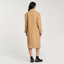 Cappotto Lungo In Misto Lana
