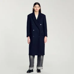 Cappotto Lungo In Misto Lana