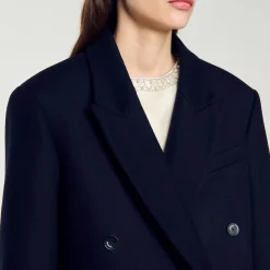 Cappotto Lungo In Misto Lana