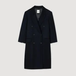 Cappotto Lungo In Misto Lana