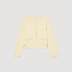 Cardigan Arricchito Da Perline