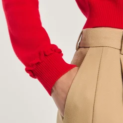 Cardigan Con Volant