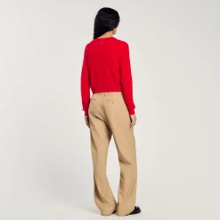 Cardigan Con Volant