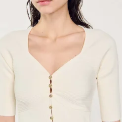 Cardigan Corto A Coste