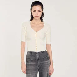Cardigan Corto A Coste