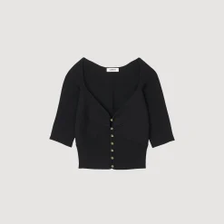 Cardigan Corto A Coste