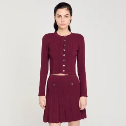 Cardigan In Maglia Ritorta